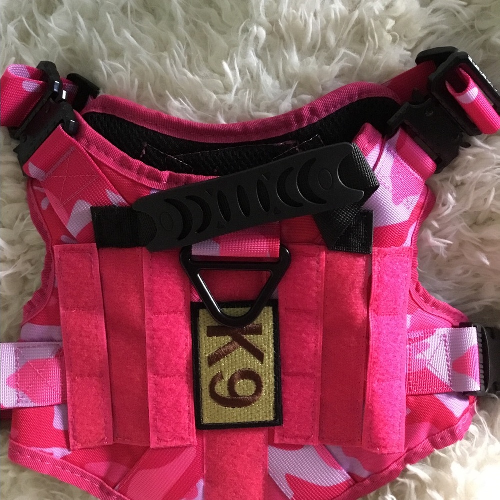 K9 Pink Black and Brown Harness Vest